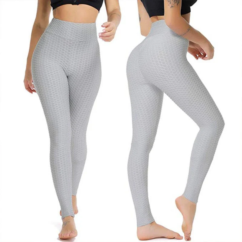 Kompressionsleggings til bekæmpelse af cellulite med mavekontrol