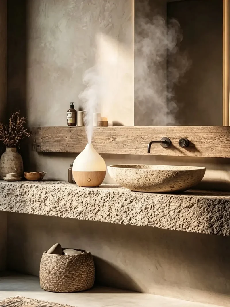 Mini Aroma Diffuser med 100 ml Beholder, Kold Tåge og Søvnfunktion