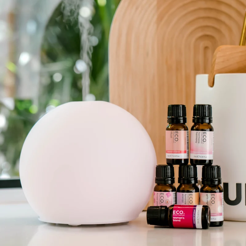 Aroma Diffuser med Ultraschall og Duftolie Sæt