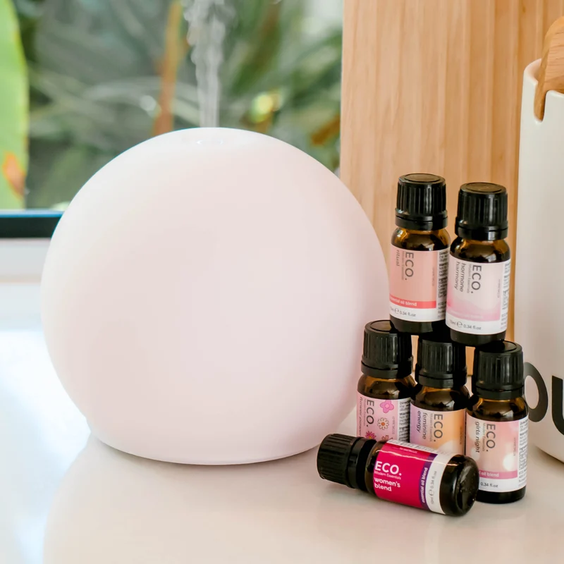 Aroma Diffuser med Ultraschall og Duftolie Sæt