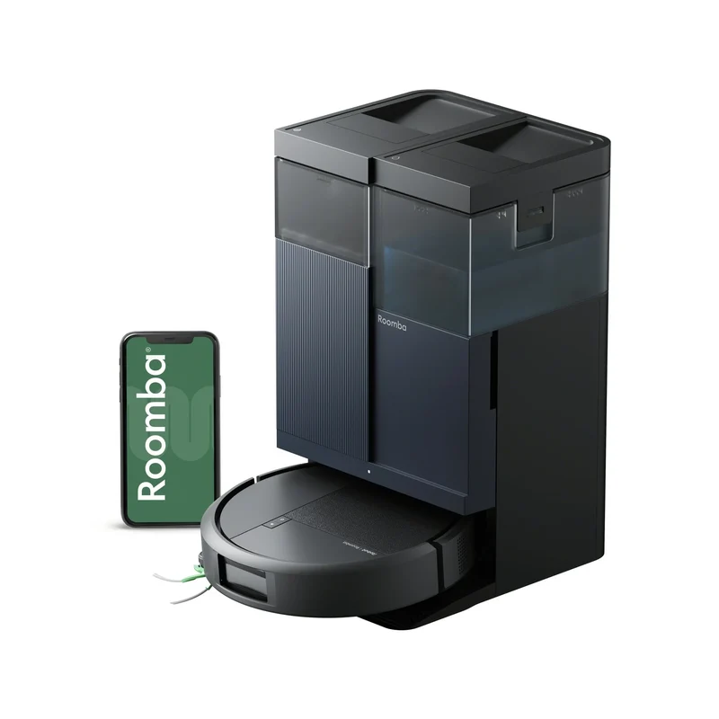iRobot Roomba Plus 415 Combo robotstøvsuger med AutoWash™-dock – sort eller hvid