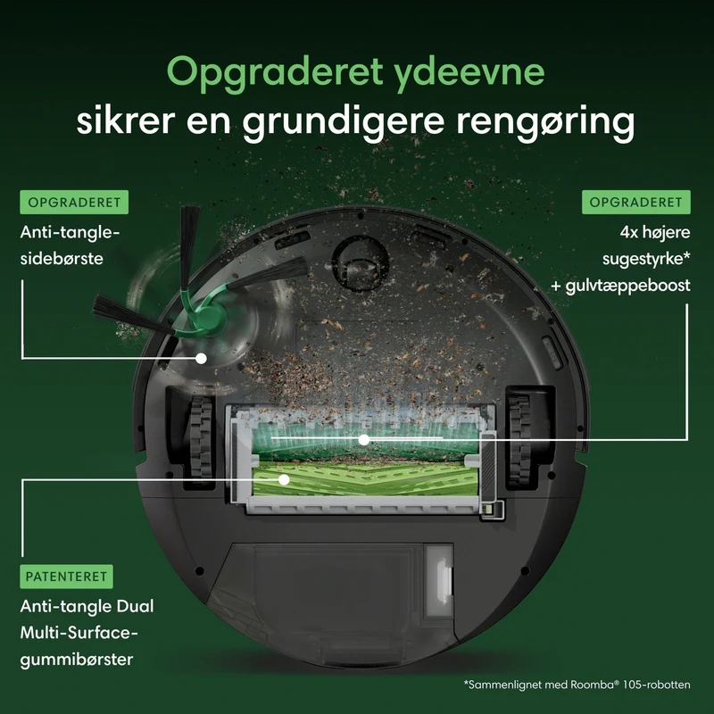 iRobot Roomba Max 715 Vac robotstøvsuger med AutoEmpty™-tømmestation