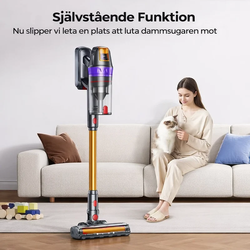 Maxlager VC90 Sladdlös Dammsugare - 600W 65 kPa - Skaftdammsugare