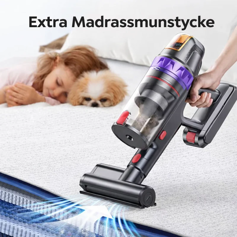 Maxlager VC90 Sladdlös Dammsugare - 600W 65 kPa - Skaftdammsugare