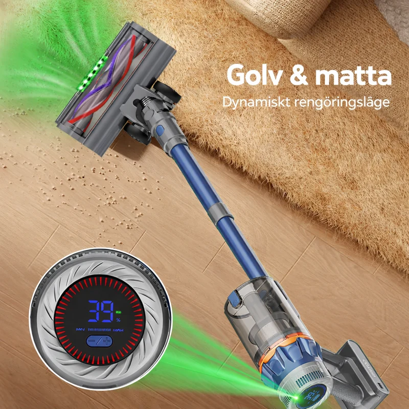 Maxlager V25 - 650W – 60 kPa Avancerad Sladdlös Dammsugare - Skaftdammsugare