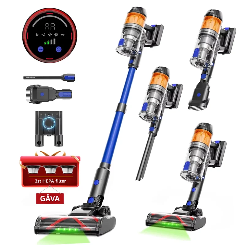 Maxlager V11 Detect Light - 500W – 50 kPa Sladdlös Dammsugare - Skaftdammsugare