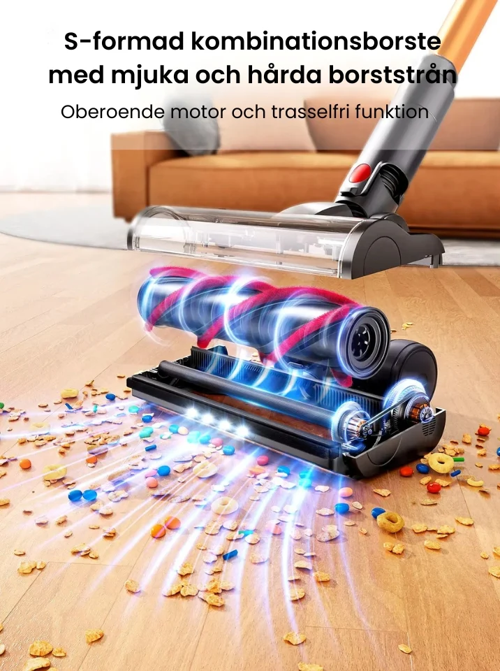 Maxlager Ultra X7 - 550W – 50 kPa Avancerad Sladdlös Dammsugare - Skaftdammsugare