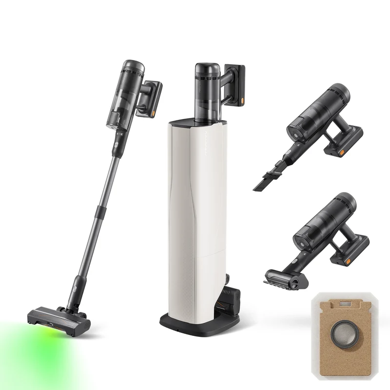 Roborock H60 Hub Ultra sladdlös dammsugare med sugstation