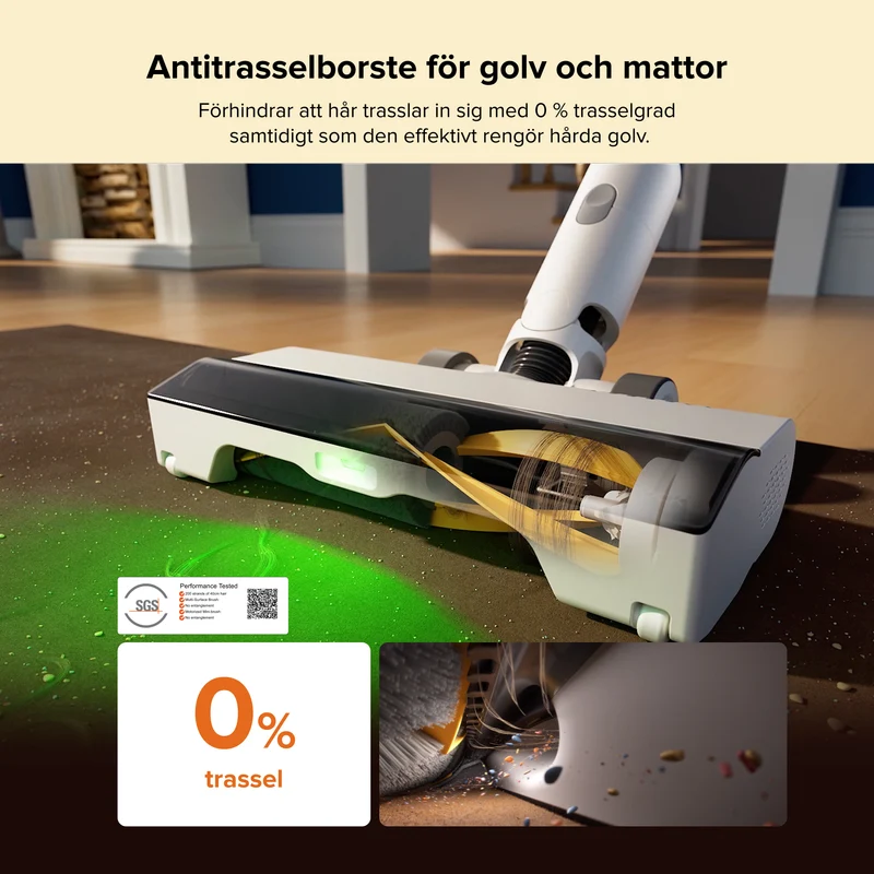 Roborock H60 Hub sladdlös dammsugare med sugstation