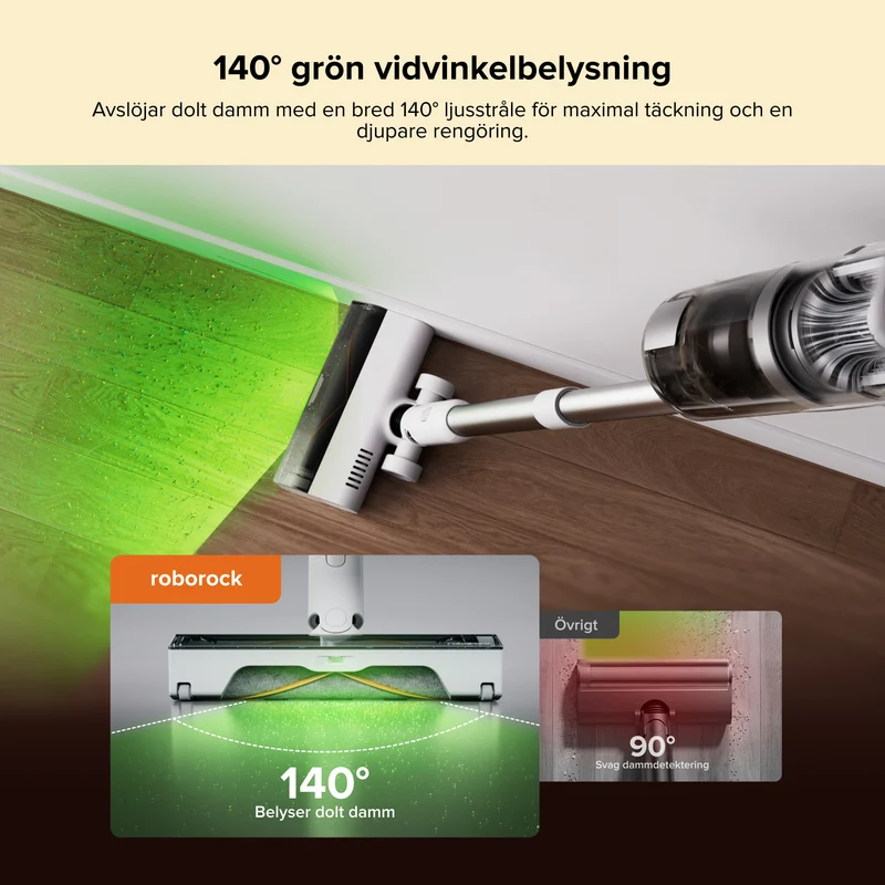 Roborock H60 Hub sladdlös dammsugare med sugstation