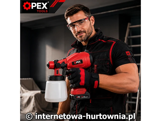 Batteridriven Färgspruta 21V med 2 Batterier – 800W Färgpistol med HVLP & 1L Behållare