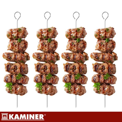 Grillbestickset 9 delar i väska – BBQ-tillbehör i rostfritt stål