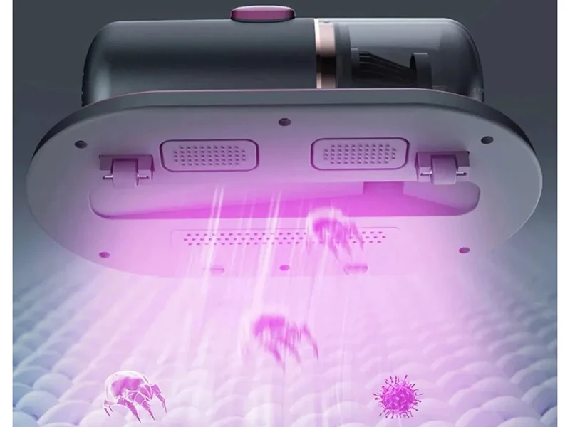 Handhållen dammkvalsterdammsugare med UV-ljus – Sladdlös & Allergivänlig