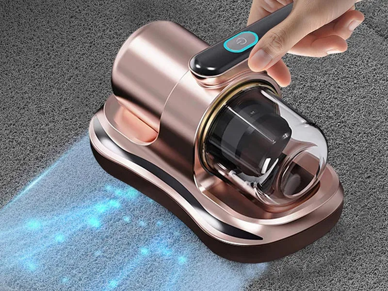 Handhållen dammkvalsterdammsugare med UV-ljus – Sladdlös & Allergivänlig