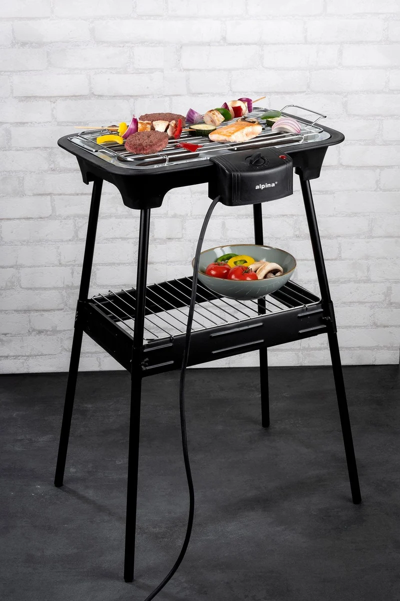 Elektrisk Grill 2200W – Elgrill med Temperaturkontroll