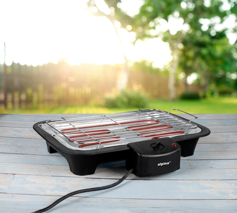 Elektrisk Grill 2200W – Elgrill med Temperaturkontroll