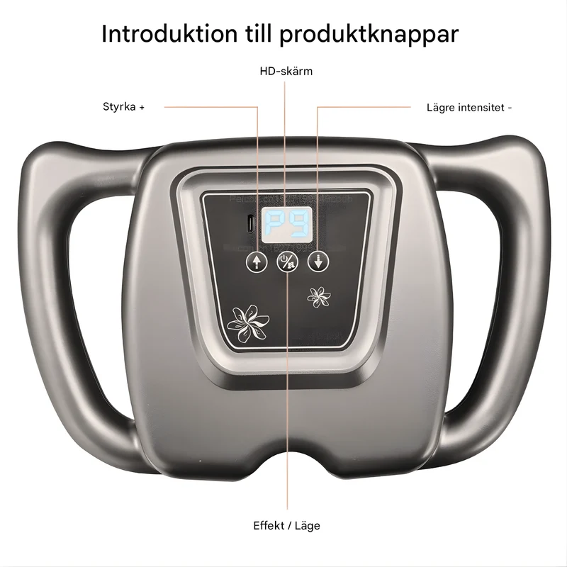 MyoRelief – Professionell Muskelmassagepistol med 16 Massagehuvuden & 9 Lägen för Djupare Återhämtning