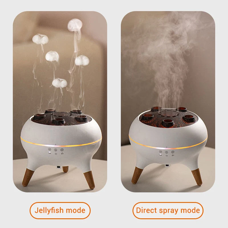 Aroma Diffuser med Ultralyd, 7 LED-Farver og Timerfunktion