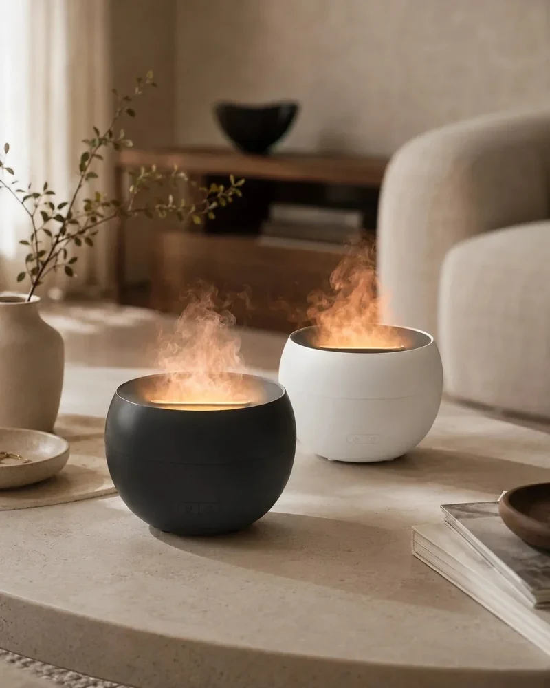 Aroma Diffuser med LED-lys og 150 ml Vandbeholder – Ultralydsmodel