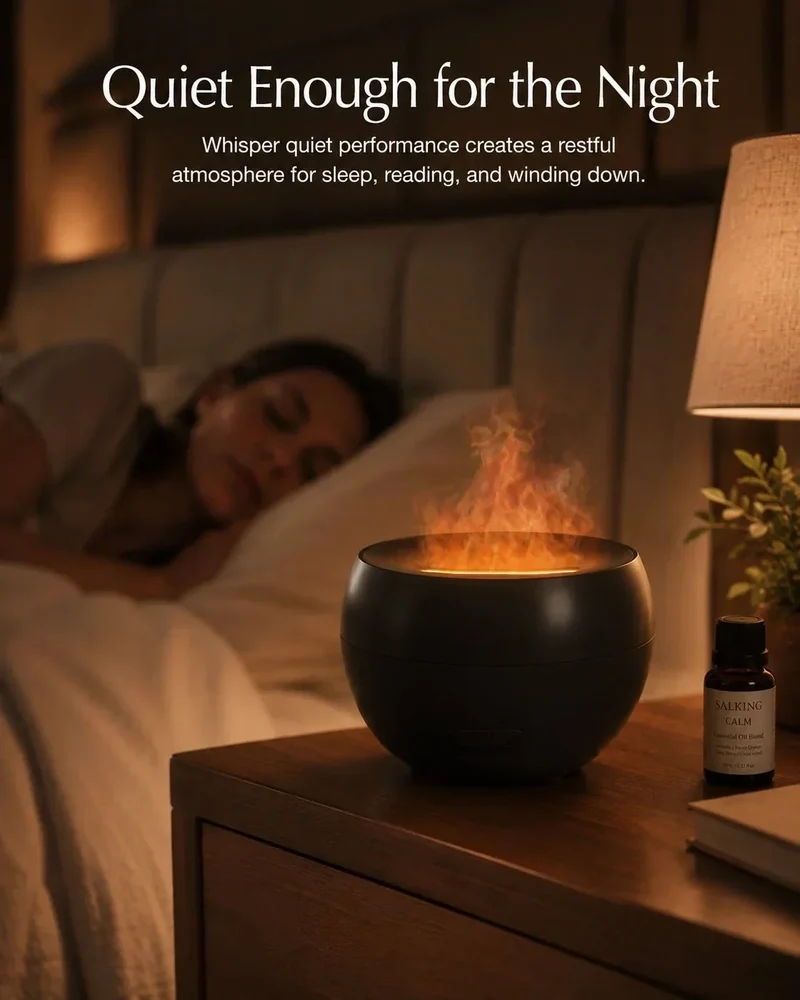Aroma Diffuser med LED-lys og 150 ml Vandbeholder – Ultralydsmodel