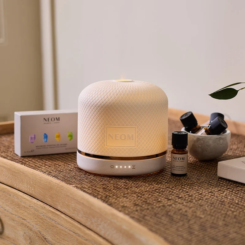 Aromadiffuser til store rum med fjernbetjening og 12 timers duft