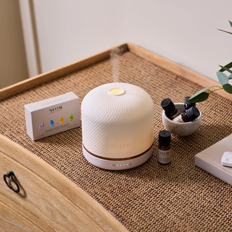 Aromadiffuser til store rum med fjernbetjening og 12 timers duft
