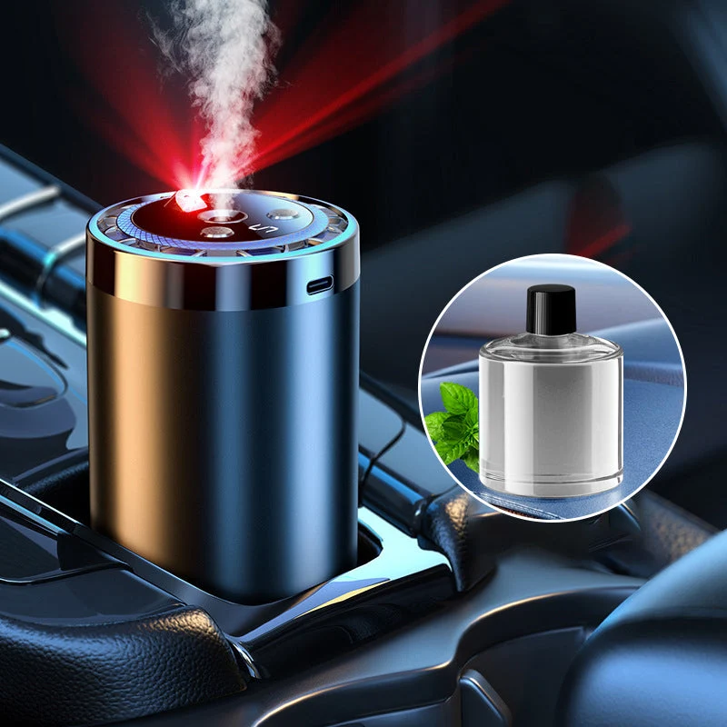 Bil Aroma Diffuser – Intelligent Duftspreder med Sprayindstillinger og Lysfunktion