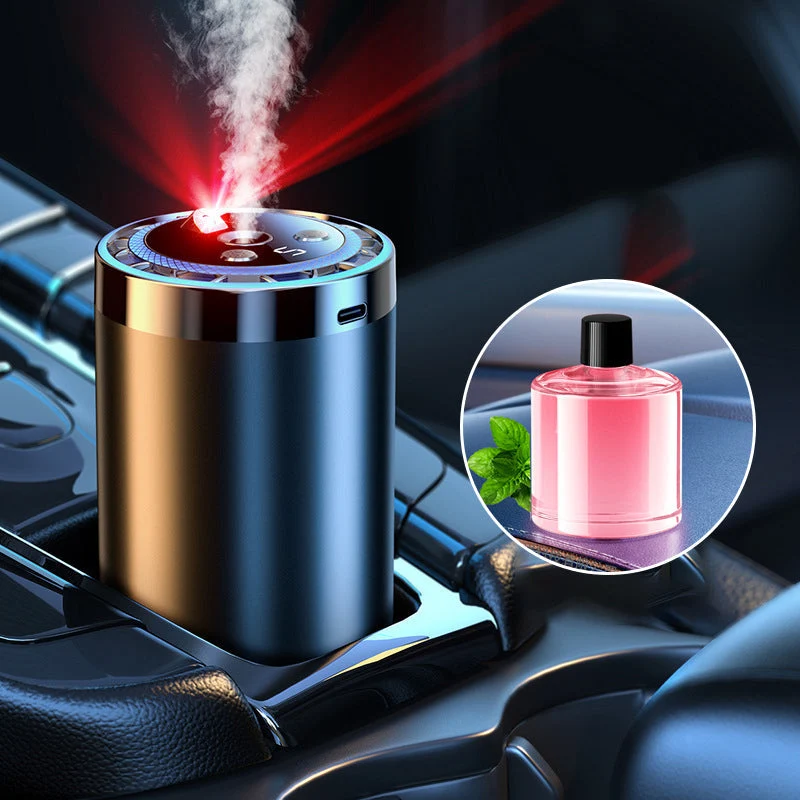 Bil Aroma Diffuser – Intelligent Duftspreder med Sprayindstillinger og Lysfunktion