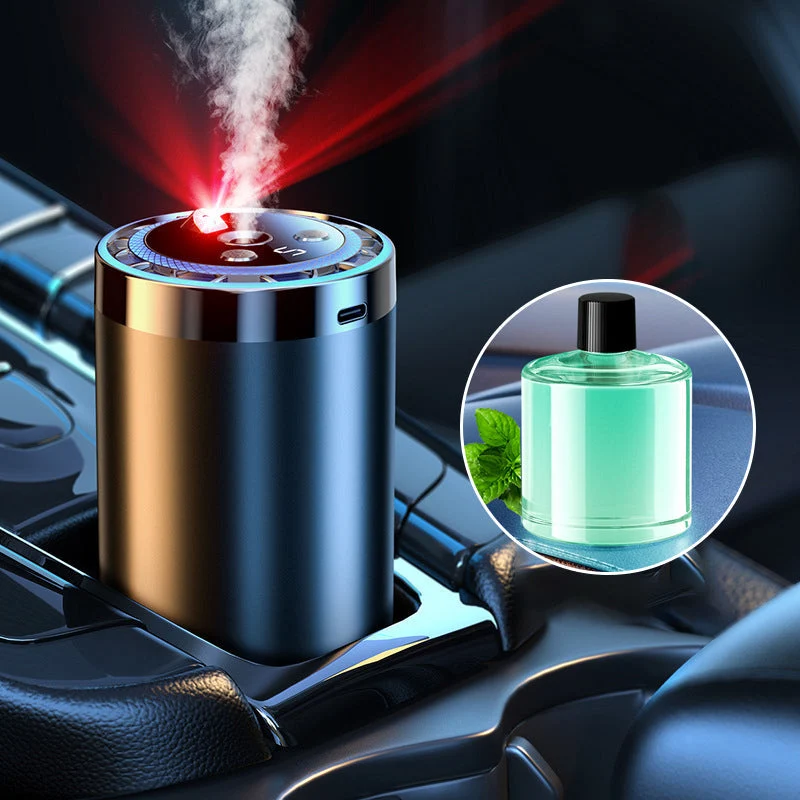 Bil Aroma Diffuser – Intelligent Duftspreder med Sprayindstillinger og Lysfunktion
