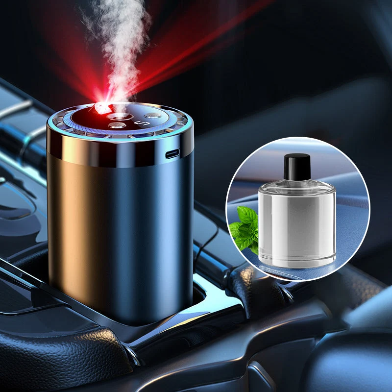 Bil Aroma Diffuser – Intelligent Duftspreder med Sprayindstillinger og Lysfunktion
