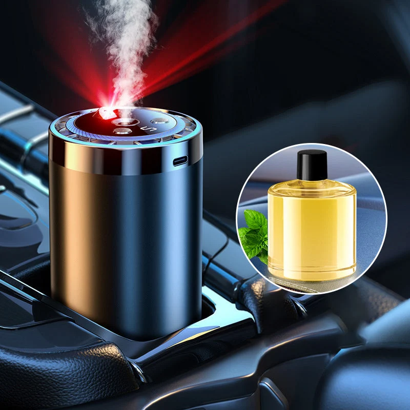 Bil Aroma Diffuser – Intelligent Duftspreder med Sprayindstillinger og Lysfunktion