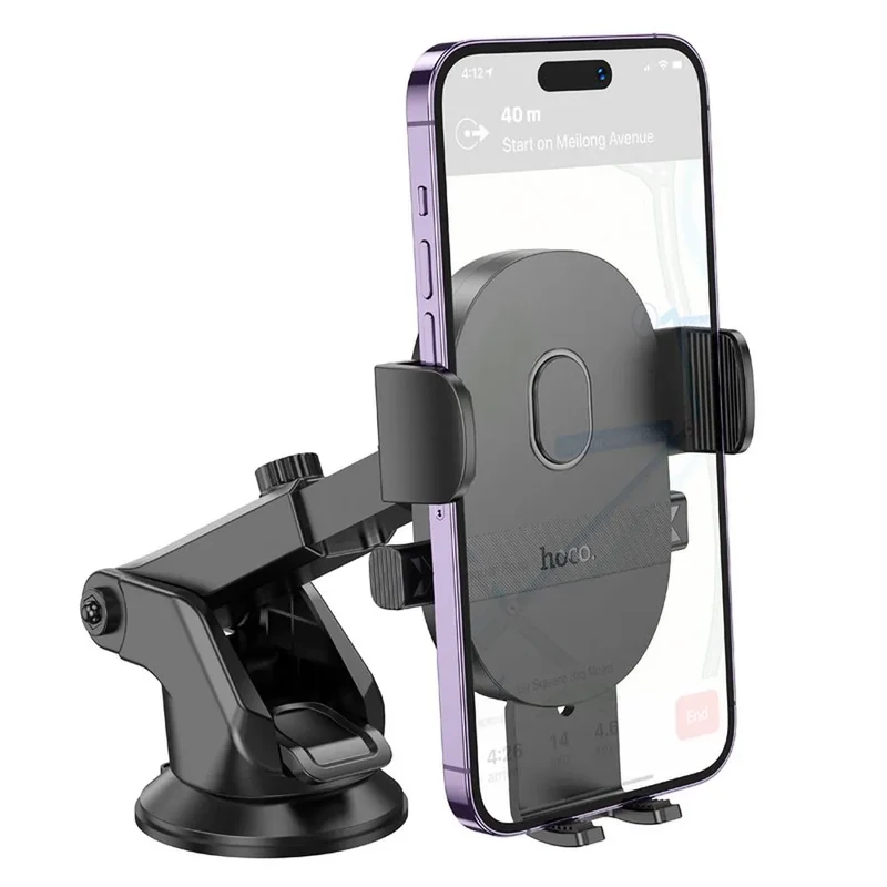 Smartphone Holder til Bil | Sugekop til Forrude med 360° Rotation, 4,7–7 Tommer