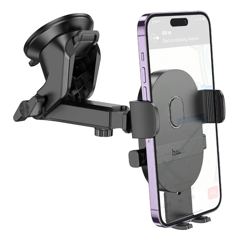 Smartphone Holder til Bil | Sugekop til Forrude med 360° Rotation, 4,7–7 Tommer