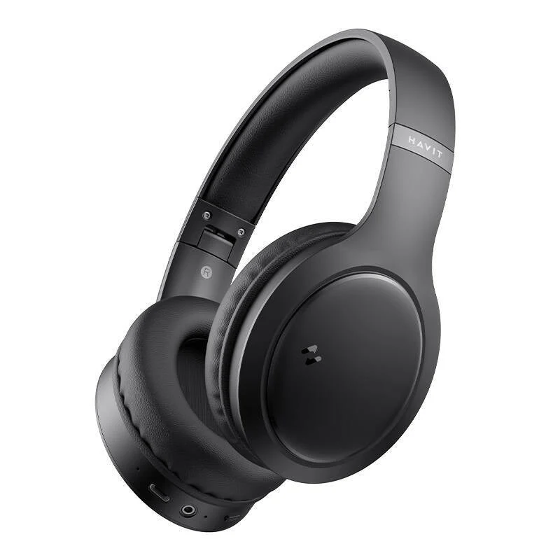 Foldbare over-ear Bluetooth-hovedtelefoner med mikrofon og bløde ørepuder