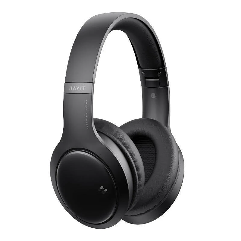 Foldbare over-ear Bluetooth-hovedtelefoner med mikrofon og bløde ørepuder