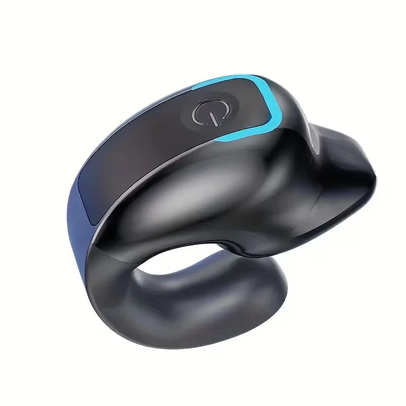 Bluetooth Clip-On Høretelefoner | Open-Ear Høretelefoner med Bluetooth 5.3, En-Knaps Betjening og Komfortabel Pasform