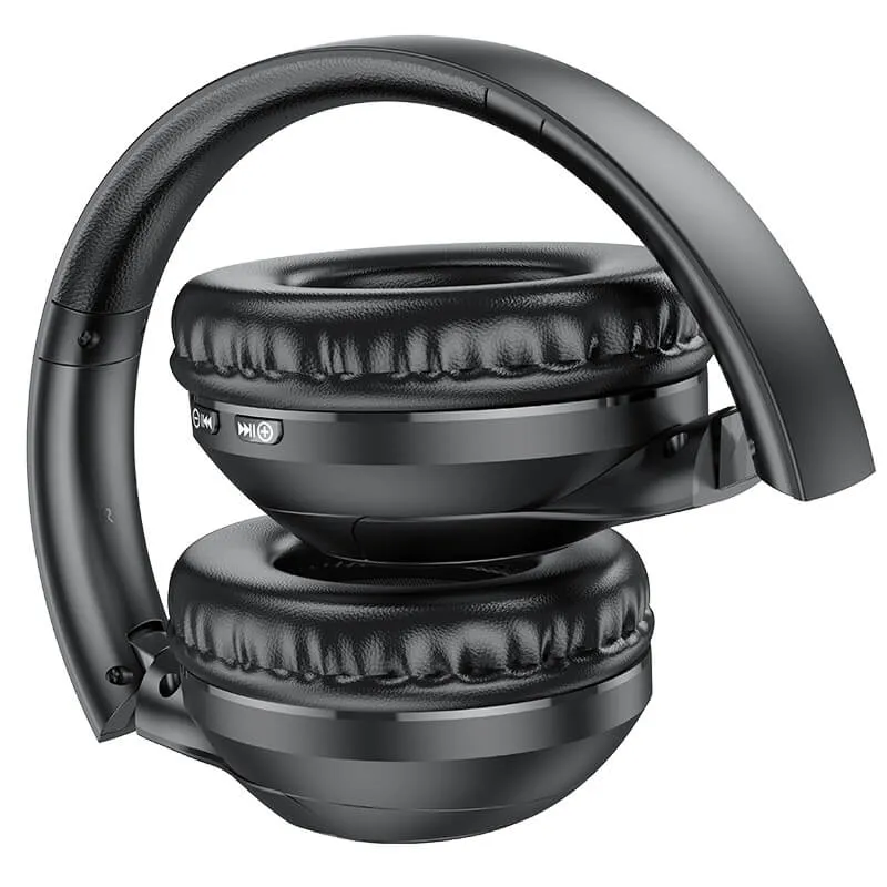Bluetooth Hovedtelefoner | On-ear headset med Bluetooth 5.3, AUX, TF-kort og op til 20 timers batteritid