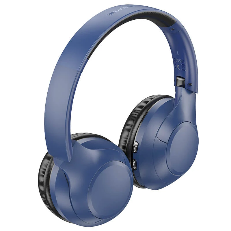 Bluetooth Høretelefoner | Trådløst On-Ear Headset med 5.3, AUX, microSD og 20 timers batteritid