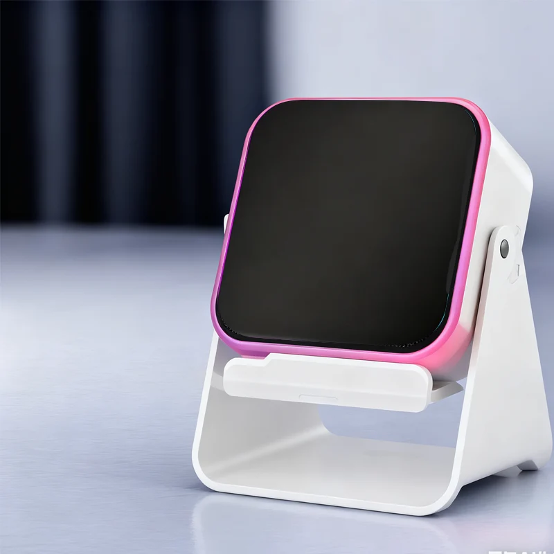 Bluetooth Højttaler | 5-i-1 med Telefonholder, Induktiv Lyd, Bluetooth 5.3, Ambient Lys og 2000-mAh Batteri