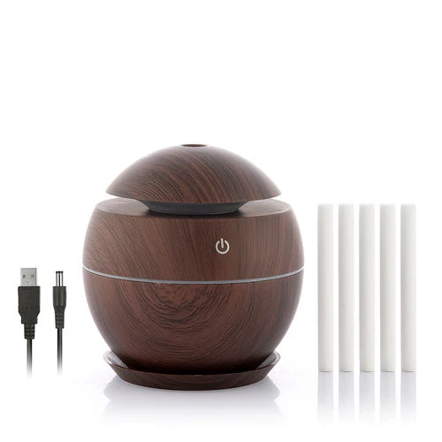 Mini Duftdiffusor med LED-lys – 130 ml Ultraschall og USB-forbindelse