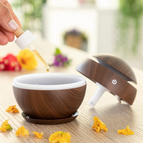 Mini Duftdiffusor med LED-lys – 130 ml Ultraschall og USB-forbindelse
