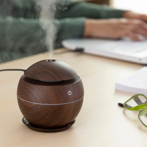 Mini Duftdiffusor med LED-lys – 130 ml Ultraschall og USB-forbindelse