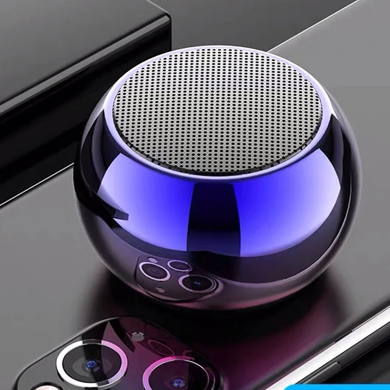 Kompakt Bluetooth-højttaler med 360° HiFi-lyd og 16 timers batteri