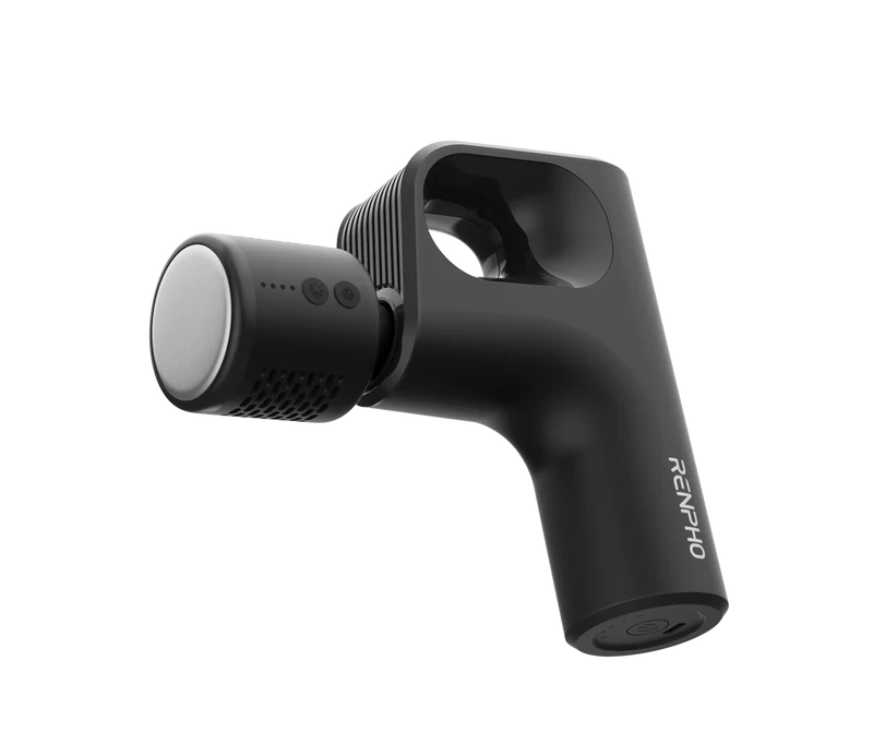 Kompakt Massagepistol | Dybdegående massage med varme- og kuldeterapi, genopladelig og stille til rejse