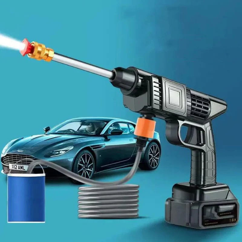 Portabel högtryckstvätt 26 bar/377 PSI – med batteri 260W inkl. laddare och väska