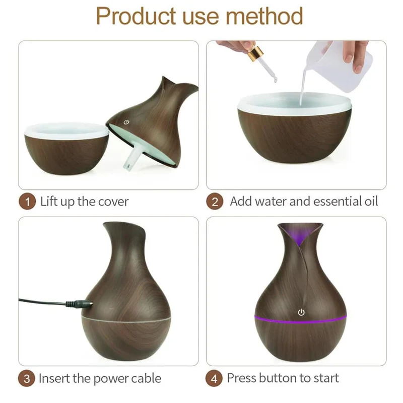Aroma Diffuser – 130 ml med elegant design