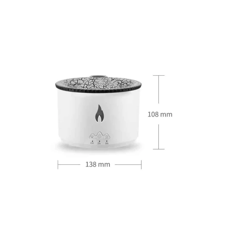 Vulkan-Luftfuktare & Aroma Diffuser 360 ml