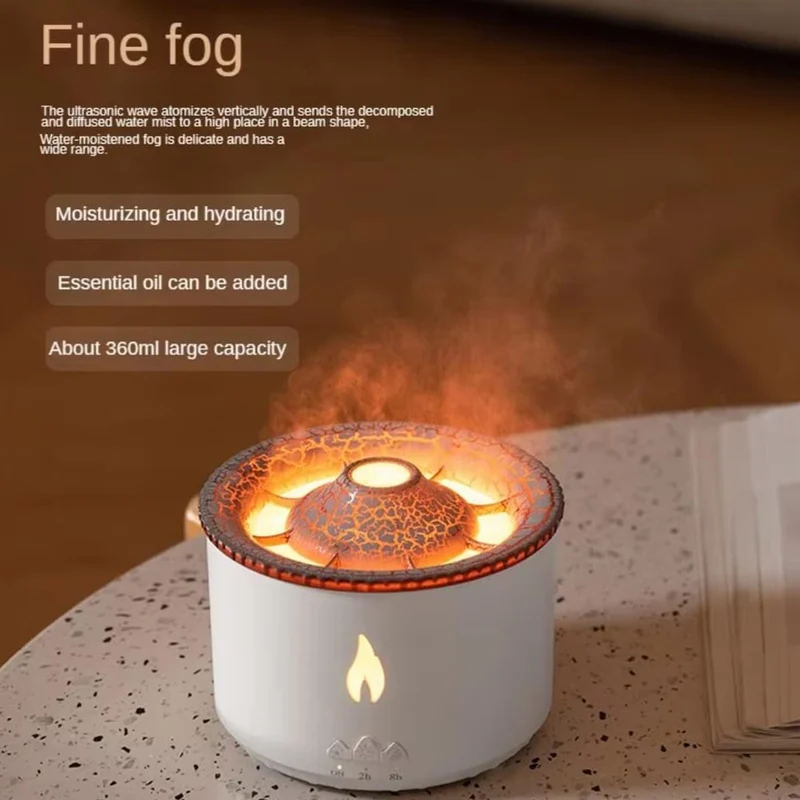 Vulkan-Luftfuktare & Aroma Diffuser 360 ml