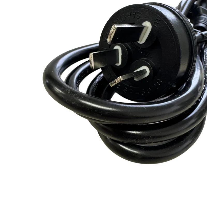 Generic Australian Power Cord (3 Pin, Suitable for Ecovacs & Roborock Robot Vacuums)