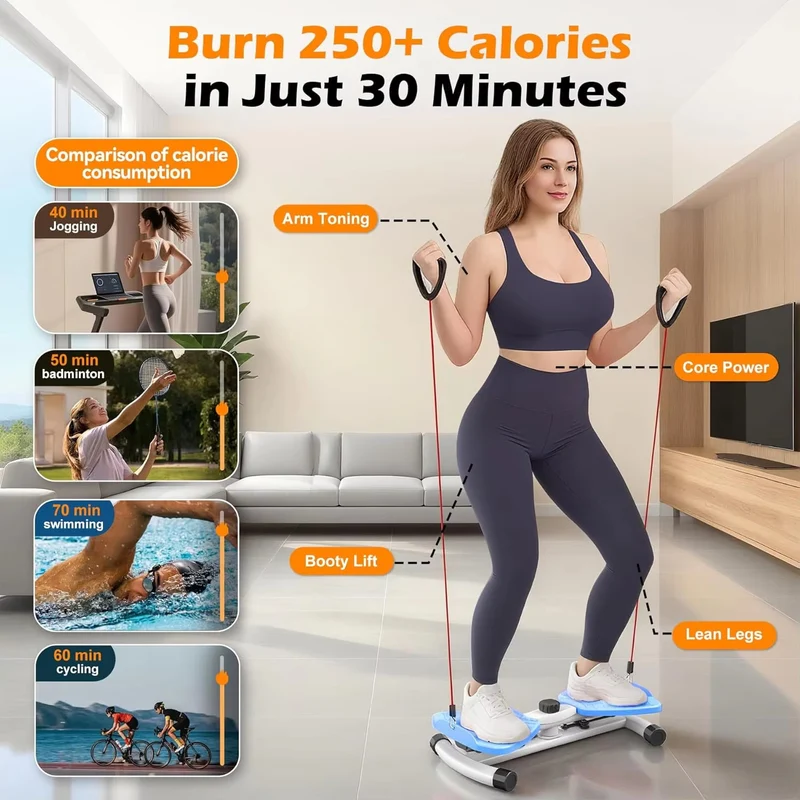 CardioTwister - Kompakt Cardio- Och Midjevridningsträning